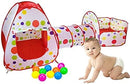 Children's Tent Tunnel Ball Pool Game House with 100 Balls